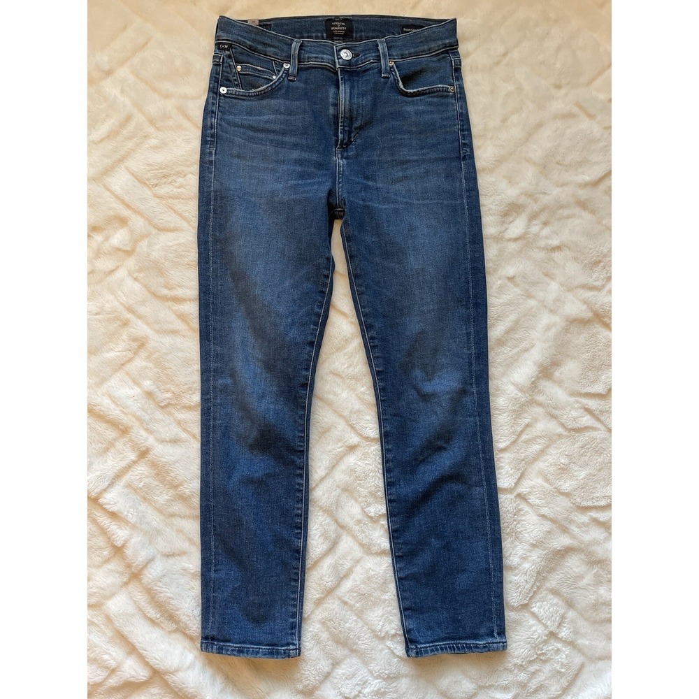 Citizens Of Humanity Womens Rocket Mid Rise Medium Wash Skinny Jeans Size 26